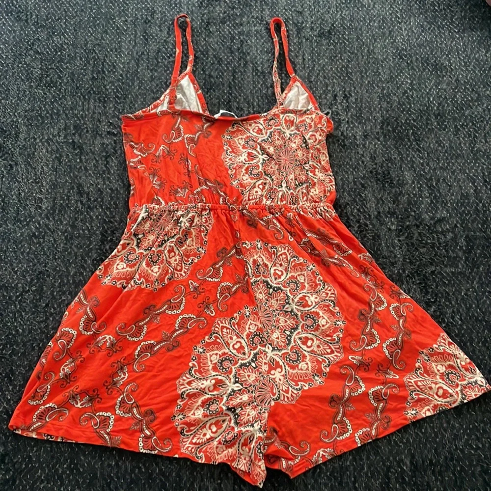 🧡ORANGE ROMPER🧡 - Picture 2 of 13